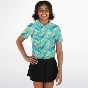 Kids Polo Shirt -Azul Adventure