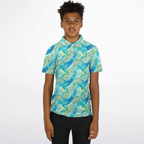 Kids Polo Shirt -Azul Adventure