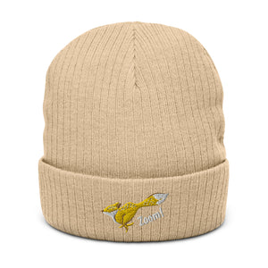 Zoom Chungi- Ribbed knit beanie