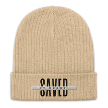 Load image into Gallery viewer, Saved by Grace- Ribbed knit beanie