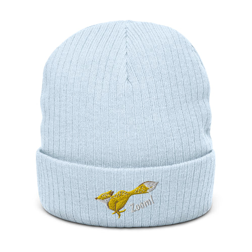 Zoom Chungi- Ribbed knit beanie