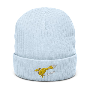 Zoom Chungi- Ribbed knit beanie