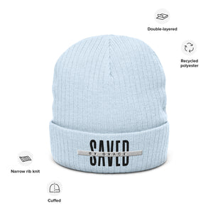 Saved by Grace- Ribbed knit beanie
