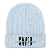 Load image into Gallery viewer, Saved by Grace- Ribbed knit beanie
