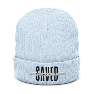 Saved by Grace- Ribbed knit beanie