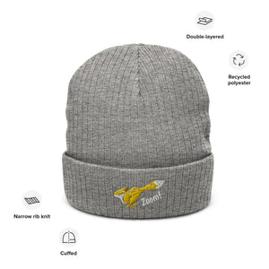 Zoom Chungi- Ribbed knit beanie