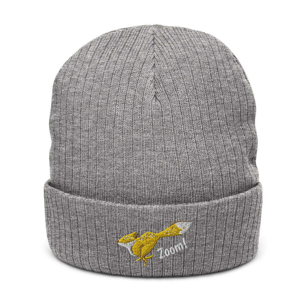 Zoom Chungi- Ribbed knit beanie