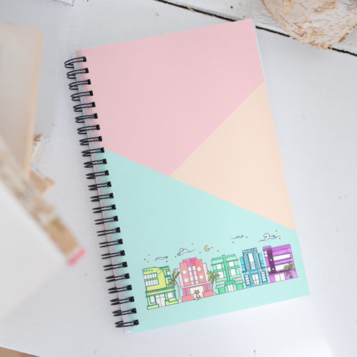 Art Deco Geo Print Notebook