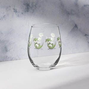 Holly the Otter- Stemless glass
