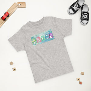 Art Deco Noche- Toddler Jersey T-shirt