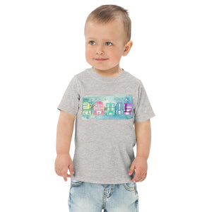 Art Deco Noche- Toddler Jersey T-shirt