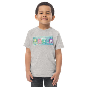 Art Deco Noche- Toddler Jersey T-shirt