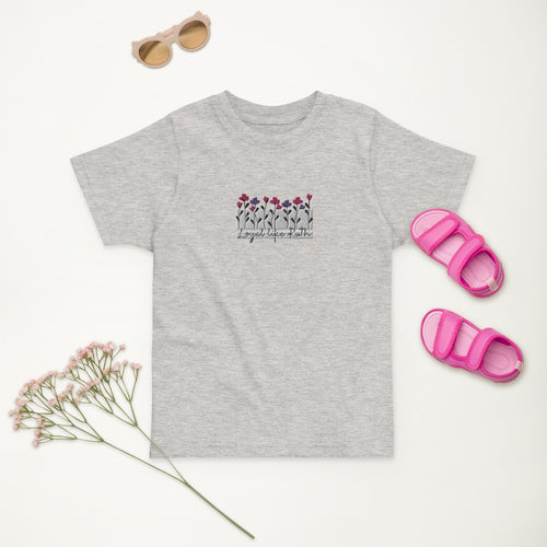 Loyal like Ruth- Embroidered Toddler Jersey T-shirt
