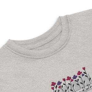 Loyal like Ruth- Embroidered Toddler Jersey T-shirt