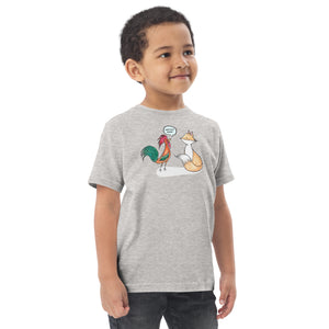Fox y Gayo- Toddler jersey t-shirt