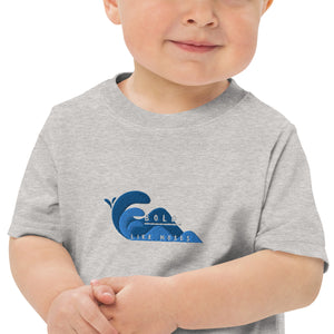 Bold Like Moses- Embroidered Toddler Jersey T-shirt