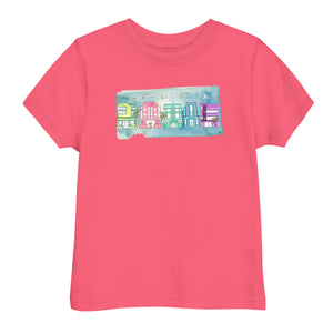 Art Deco Noche- Toddler Jersey T-shirt