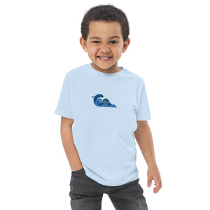 Bold Like Moses- Embroidered Toddler Jersey T-shirt