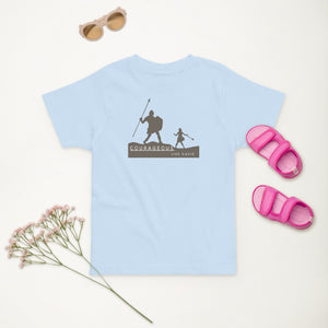 Courageous like David- Toddler Jersey Tshirt