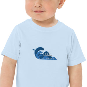 Bold Like Moses- Embroidered Toddler Jersey T-shirt