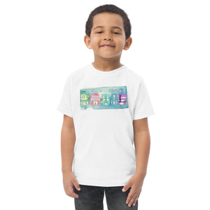Art Deco Noche- Toddler Jersey T-shirt