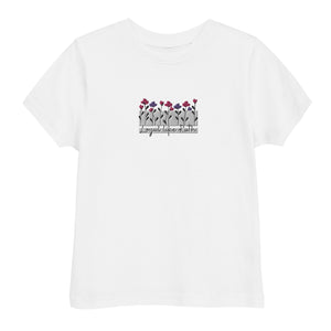 Loyal like Ruth- Embroidered Toddler Jersey T-shirt