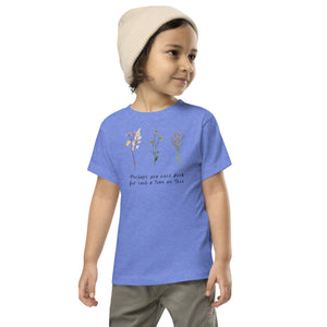 Esther Floral- Toddler Short Sleeve Tee