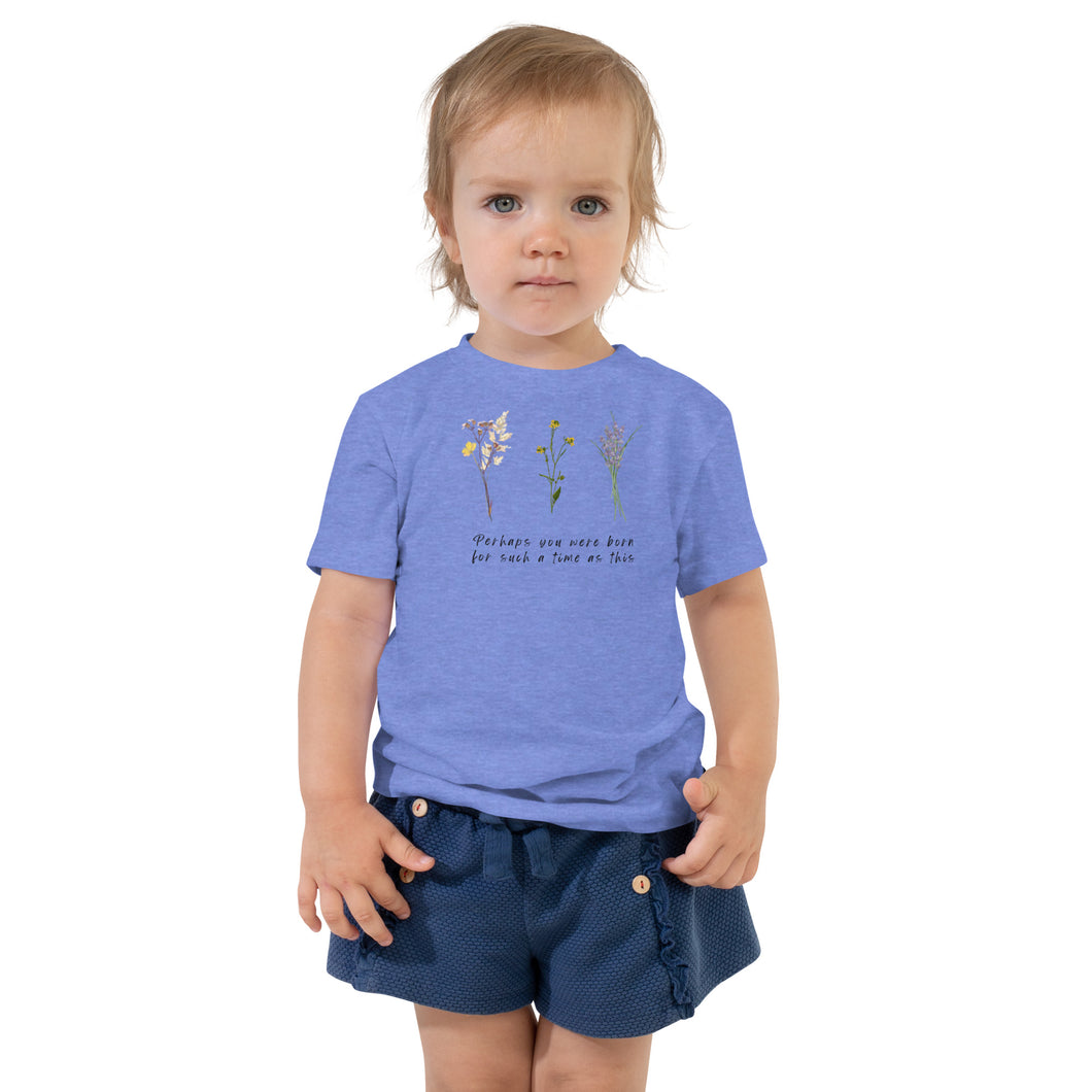 Esther Floral- Toddler Short Sleeve Tee