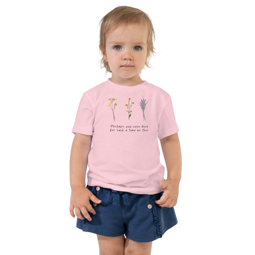 Esther Floral- Toddler Short Sleeve Tee