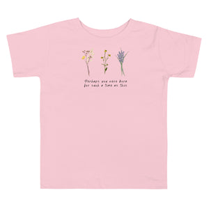 Esther Floral- Toddler Short Sleeve Tee