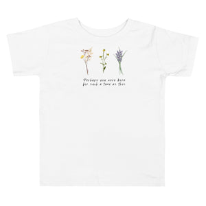 Esther Floral- Toddler Short Sleeve Tee