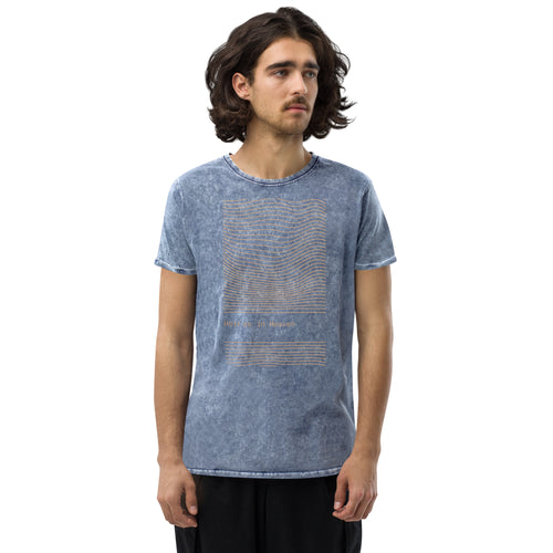 Here as in Heaven - Denim T-Shirt