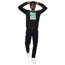 Load image into Gallery viewer, God is Love- Unisex organic raglan sweatshirt