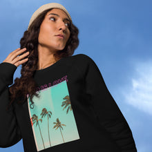 Load image into Gallery viewer, God is Love- Unisex organic raglan sweatshirt