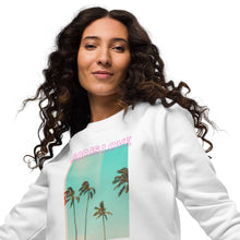 Load image into Gallery viewer, God is Love- Unisex organic raglan sweatshirt
