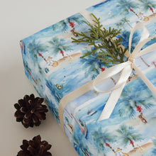 Load image into Gallery viewer, Tropic Holiday- Wrapping paper sheets