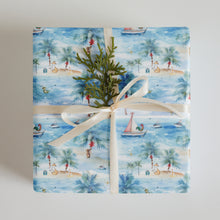 Load image into Gallery viewer, Tropic Holiday- Wrapping paper sheets