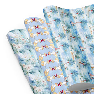 Tropic Holiday- Wrapping paper sheets