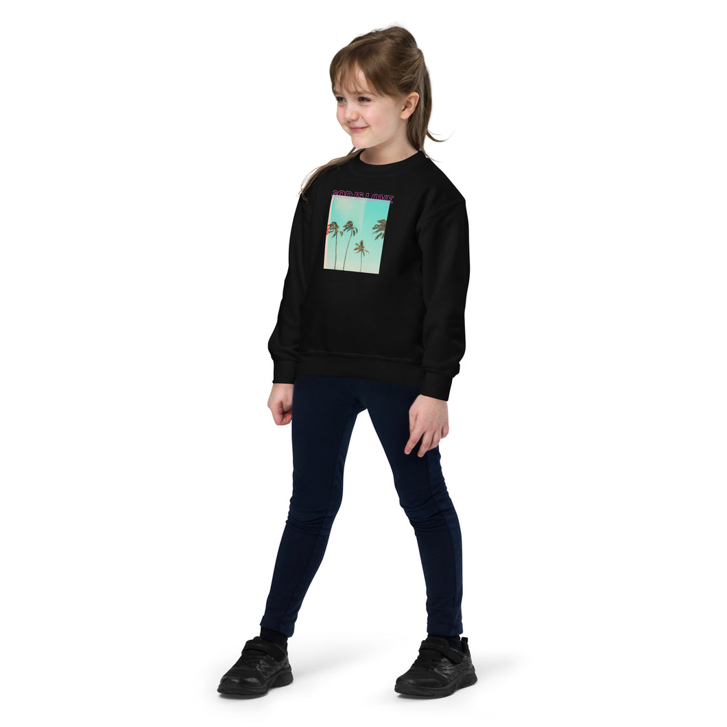 God is Love- Youth Crewneck Sweatshirt
