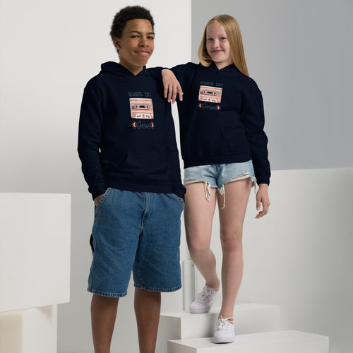Eyes on Jesus - Unisex Youth Hoodie