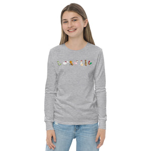 Chungi and Friends- Youth long sleeve tee