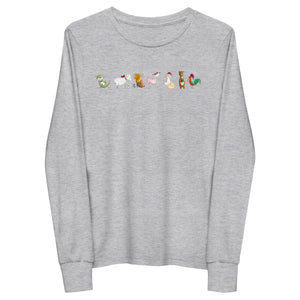 Chungi and Friends- Youth long sleeve tee