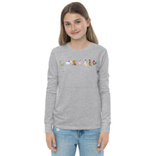 Load image into Gallery viewer, Chungi and Friends- Youth long sleeve tee