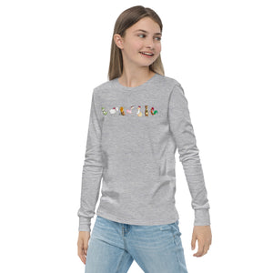 Chungi and Friends- Youth long sleeve tee