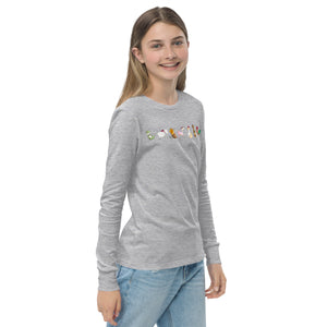 Chungi and Friends- Youth long sleeve tee