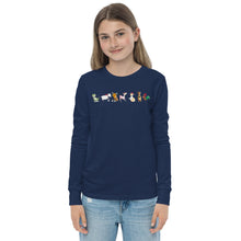 Load image into Gallery viewer, Chungi and Friends- Youth long sleeve tee