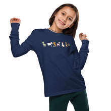 Load image into Gallery viewer, Chungi and Friends- Youth long sleeve tee