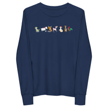 Load image into Gallery viewer, Chungi and Friends- Youth long sleeve tee