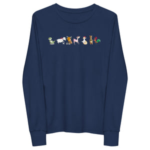 Chungi and Friends- Youth long sleeve tee