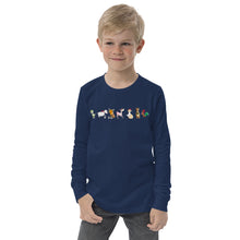 Load image into Gallery viewer, Chungi and Friends- Youth long sleeve tee